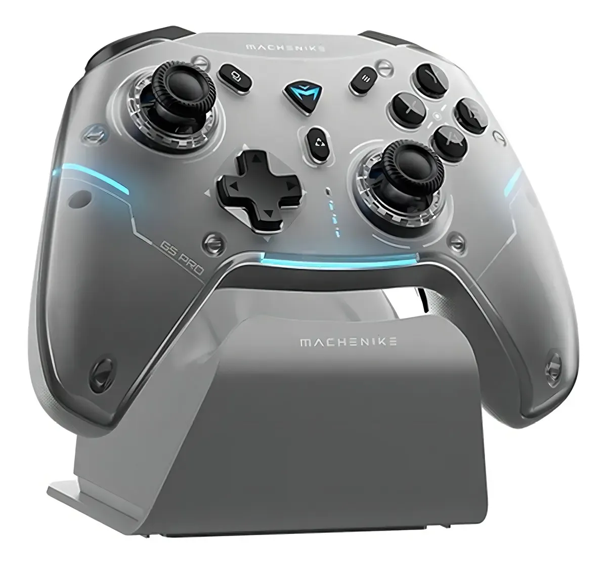 Controle Gamer Machenike G5 Pro Max Black Multiplataforma, Tri-Mode, Hall Effect, Switches Mecânicos, RGB